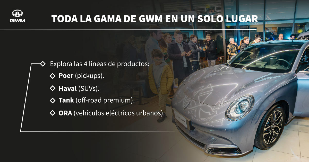 Portafolio de modelos GWM Chile disponible en Concepción.