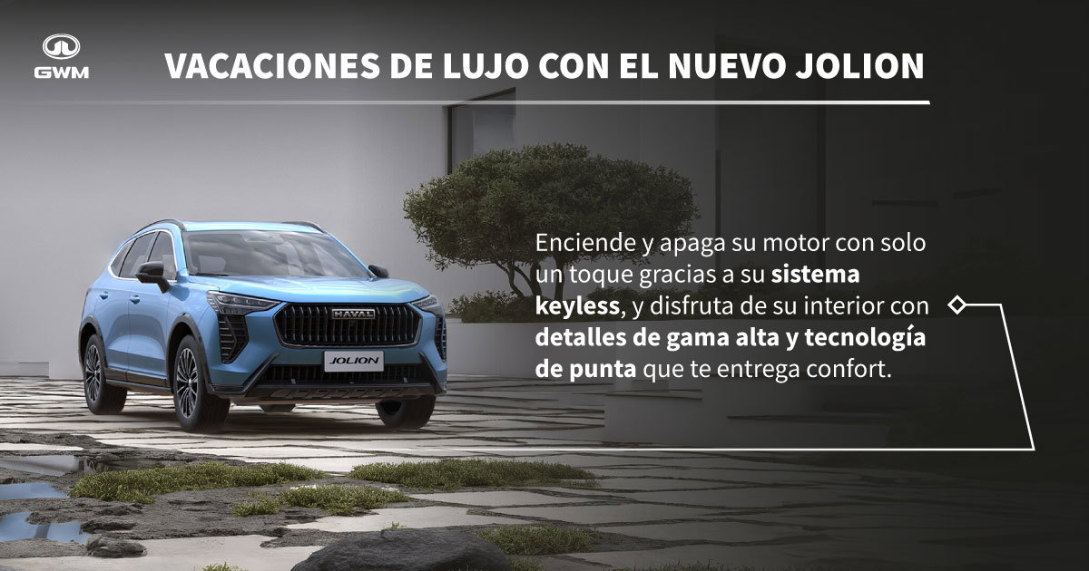 SUV grande Nuevo Jolion estacionado en ciudad.